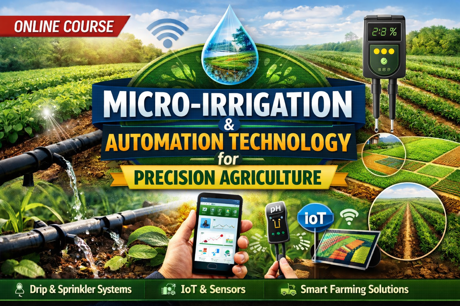 Advance Irrigation & Automation in Precision Agriculture
